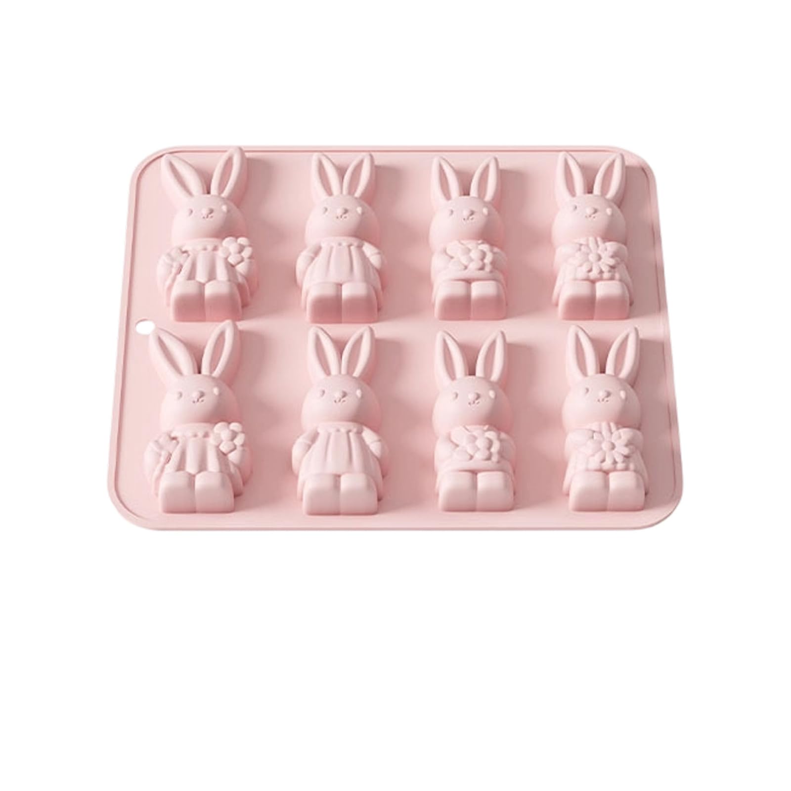 Tsophreniq Flexible Silicone Easter Rabbits Cake Mold Nonstick Baking for Dessert Chocolate Mousses Kitchen Bakewares Chocolate Mold