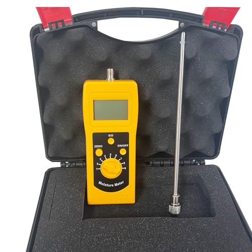 CNYST Sand Moisture Tester Meter High Frequency Silt River Sand Moisture Content Measuring with LCD Display