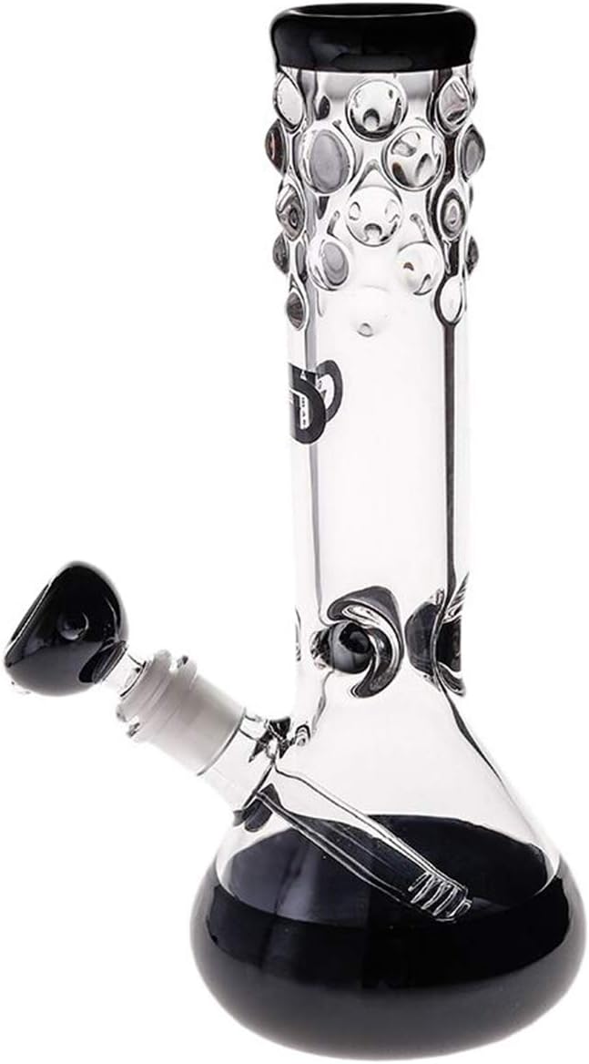 LSN Glass Water Pipe Bong (Black)