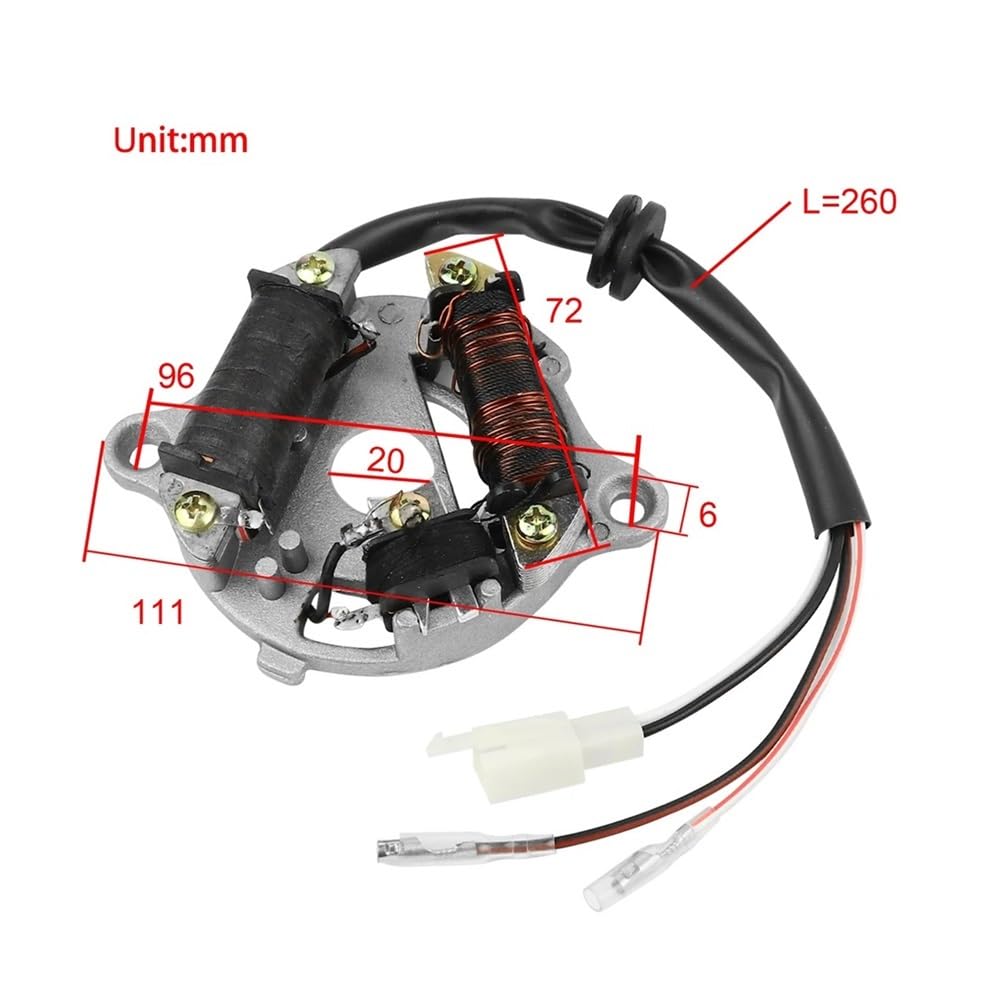 strony Magneto stojan pasuje do Ya PW50 PY50 PW PY 50 Peewee50 QT50 motor terenowy rower dla dzieci