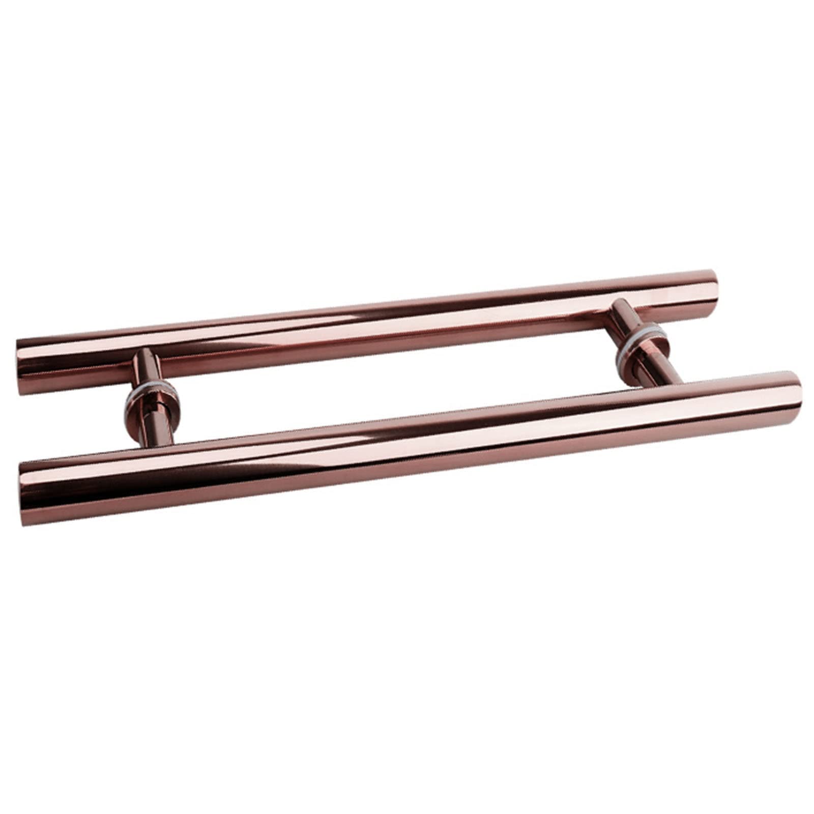 Gthtuhfd Gold 2 Double Sided H Shape Push Pull Door Handle For Interior Exterior Doors,Glass/Wood Gate,Sliding Barn Door Handle,Stainless Steel,-50Cm/20In