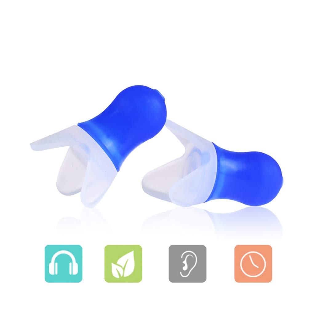 Tappi for le orecchie for la riduzione del rumore - Comodi tappi for le orecchie in silicone for viaggi, casa e lavoro (2 paia)