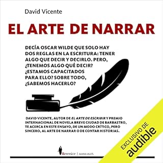 El arte de narrar Audiobook By David Vicente Valent&iacute;n cover art