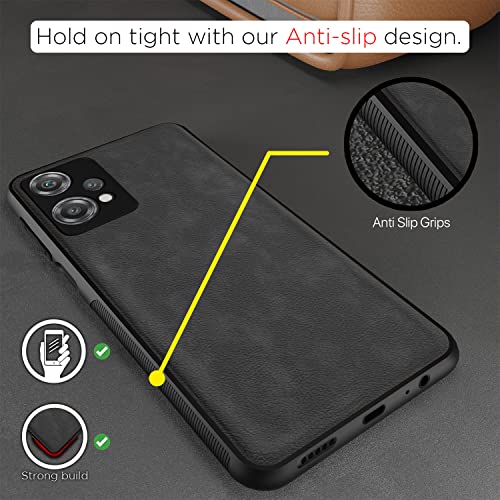 Image of Pikkme Oneplus Nord Ce 2 Lite 5G Back Cover | Flexible Pu Leather | Full Camera Protection | Raised Edges | Super Soft-Touch | Bumper Case for Oneplus Nord Ce 2 Lite 5G (Grey)