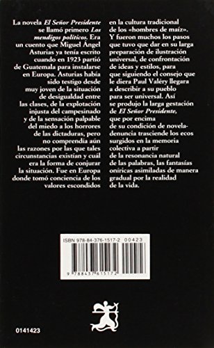 El señor presidente/ Mr. President