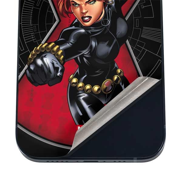 Skinit Decal Phone Skin Compatible with iPhone 12 - Officially Licensed Marvel Black Widow Natasha Romanova Design