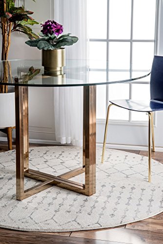 image for nuLOOM 12x15 Moroccan Blythe Area Rug, Grey, Faded Bohemian Design, St