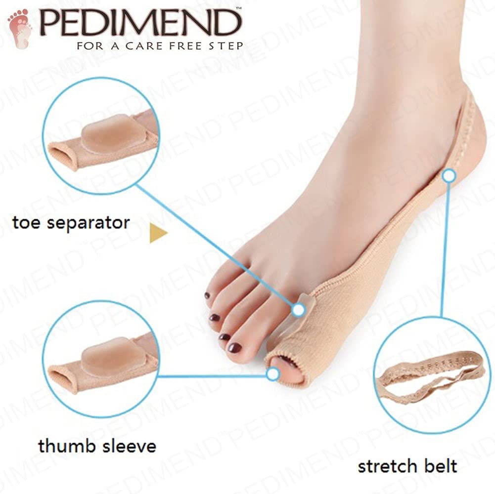 pedimendtm Big Zehenspreizer Answers | Fuß Brace für Ballenzehen Corrector Hilfe | für Hallux Valgus Hammer Fuß Schmerzlinderung Behandlung