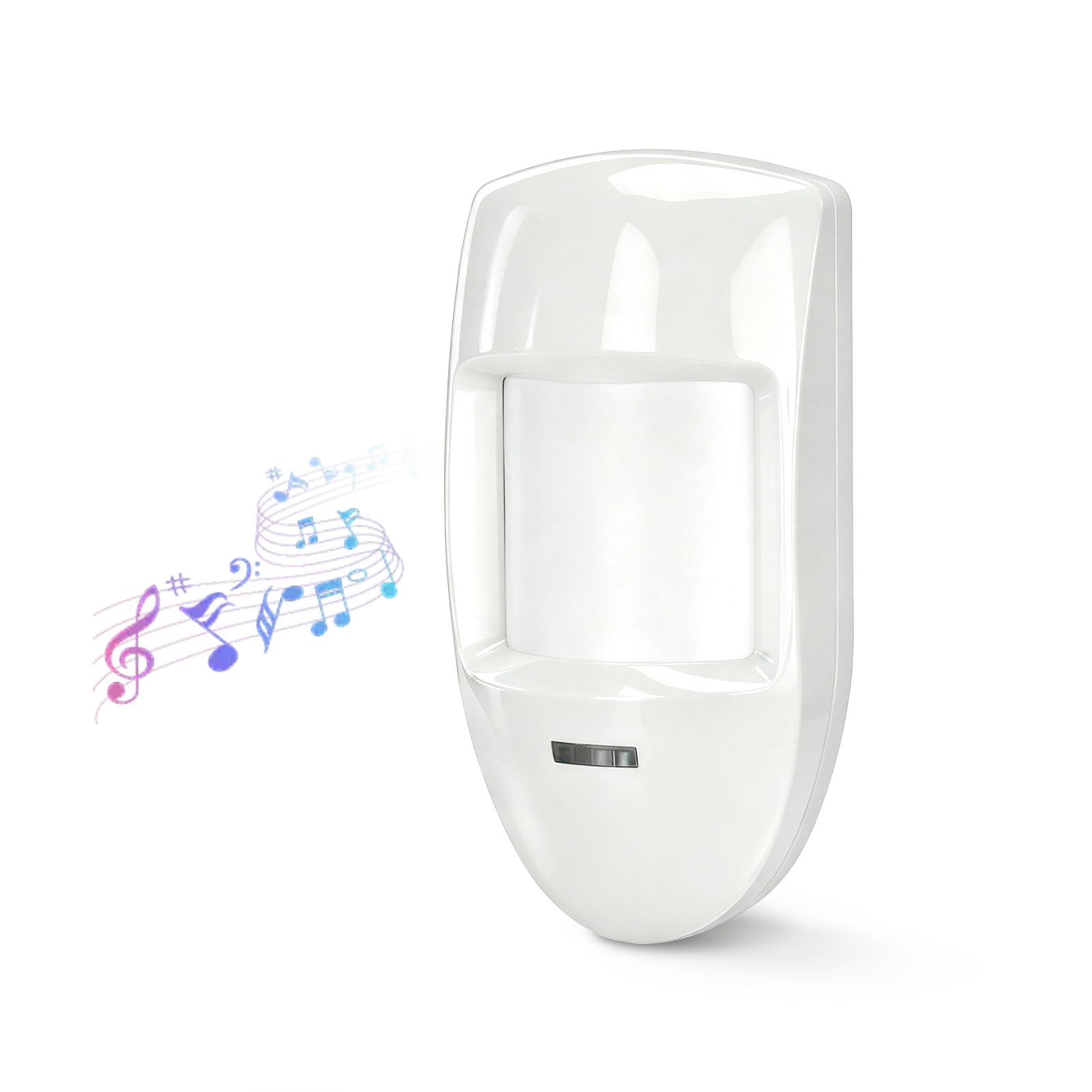 Motion Sensor Alarm, Wired Infrared Detector Dual Pir Motion Detector Alarm Home Security System 12V