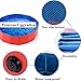mcgrady1xm Collapsible Pet Dog Bath Pool, Kiddie Pool Hard Plastic Foldable Bathing Tub PVC Outdoor Pools for Dogs Cat Kid