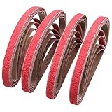 1/2 X 18 Inch Sanding Belts for Metal, 36 Grit 1/2 x 18 Ceramic Sanding Belts for Belt Sanders, Metal Finishing, Rust Removal, Woodworking, 20 Pack