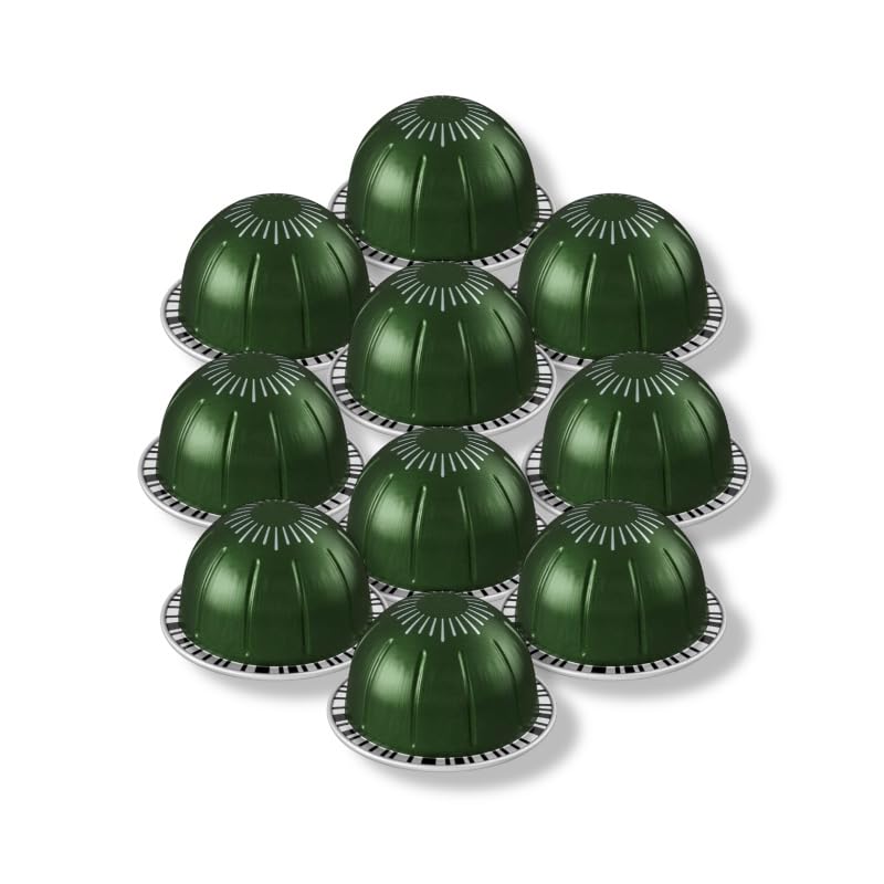 Extra Caffeine Stormio Boost Coffee Pods, Pack of 10 Capsules – Compatible with Nespresso – Bold Arabica Blend – No Additives, Recyclable Pods – Hot or Iced Coffee