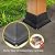 VEVOR Deck Post Base, 10 PCS Post Base Skirt, 4 x 4" (Internal 3.38x3.38") Post Support Flange, 2.5 LBS Deck Post Skirt, Powder-Coated Decking Post Base, Wood Post Anch for Deck Support Porch Railing