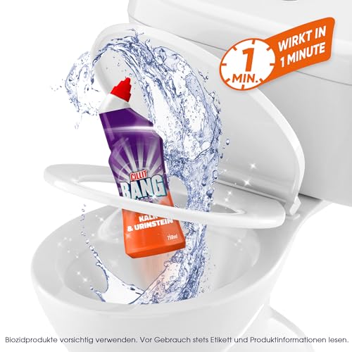 CILLIT BANG WC-Power Gel Kalk- & Urinstein Zerstörer – Kraftvoller WC-Reiniger – 1 x 750 ml – Ansicht 4
