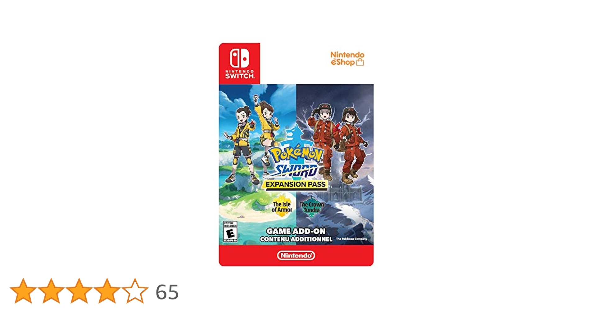 Pokémon Sword/Shield Expansion Pass - Switch [Digital Code