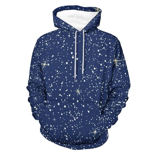 Pull pour homme femme étoiles scintillantes pour affronter le froid doux S