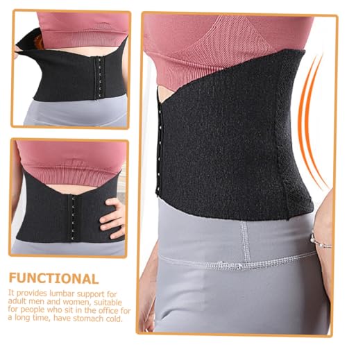 Faja lumbar ajustable gruesa con tejido dorado talla L miniatura 4