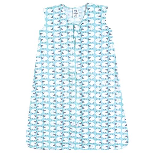 Image of Luvable Friends Unisex Baby Sleeveless Jersey Cotton Sleeping Bag, Sack, Blanket, Sheep Jersey, 12-18 Months