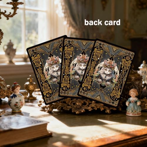 Cartas de Poker con Diseño de Gato Estilo Victorian miniatura 4