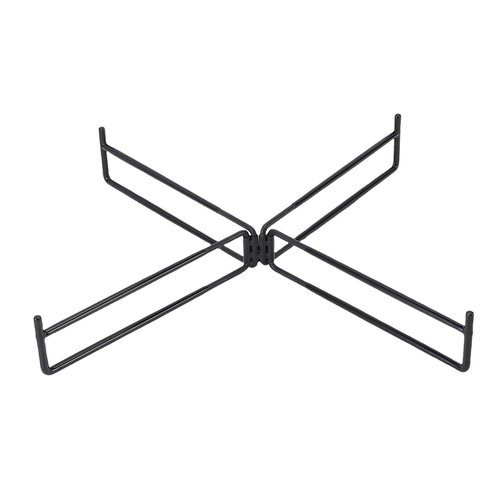 Fdit Folding Camping Cooler Stand, Iron Camping Rack with Water Protective Design and Compact Portability for Outdoor Adventures, BBQ Activities