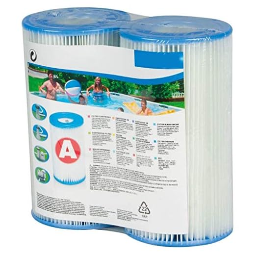 New Filter Element for Inflatable Swimming Pool, Type A/C Type III Pool Filter Cartridge Swimming Pool Superior Spas Swimming Pool Tub Filter, Easy to Clean Pool Filters, 10.6x20.3cm(LxH) (2)