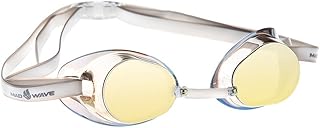 Mad Wave m0455 02 0 06 W Racing – Gafas de natación, color amarillo, talla única