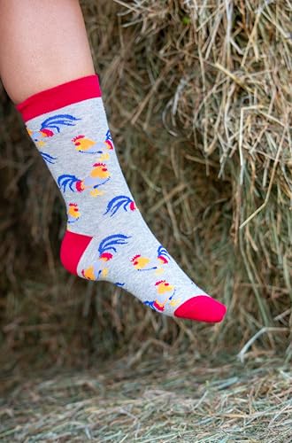 Image of WHD Chicken Crew Socks for Women & Men