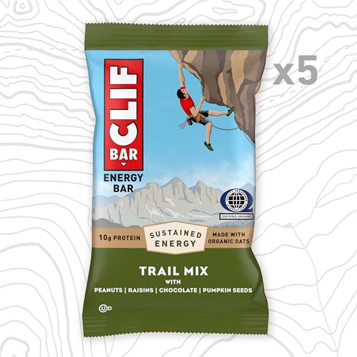 Image of CLIF BAR - Energy Protein Bars - Trail Mix - Made with Organic Oats - Energy Bars - Non-GMO - (10 Pack)