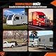 GEARMONSTER 7 Poliger Anhänger Tester, Trailer Tester, 7/13 polig Anhänger Prüfgerät 12V Anhängerbeleuchtung Steckdose Schaltungen Testgerät für LKW RV Wohnwagen Anhänger Beleuchtung Diagnose