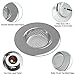 ThinkTex 4 piezas Filtro de desagüe del fregadero/Tapón de Fregadero(Ø79mm),juego de colador...