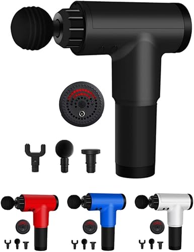 Miniatura 6 de Masajeador muscular eléctrico de percusión de mano para alivio del dolor de tejido profundo de espalda cuello hombros 6 velocidades máquina de