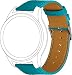 Produktbild topp - Echtleder Armband für Garmin Vivomove/Vivoactive3, Navy/Seam