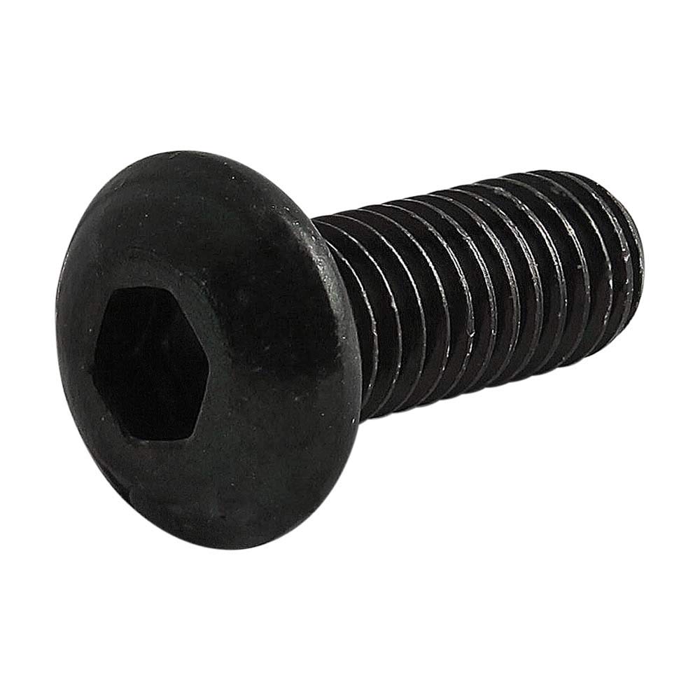 3050, 10-32 x 0.5 Inch Button Head Socket Cap Screw BHSCS Steel (100 Pack)