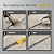 Pack of 4 Self Leveling Concrete Crack Filler, Cement Crack Filler, Waterproof & High Elasticity, Concrete Slab Repair for Driveway, Patio, Garage Floor, Sidewalk, Pool Deck (20 oz)