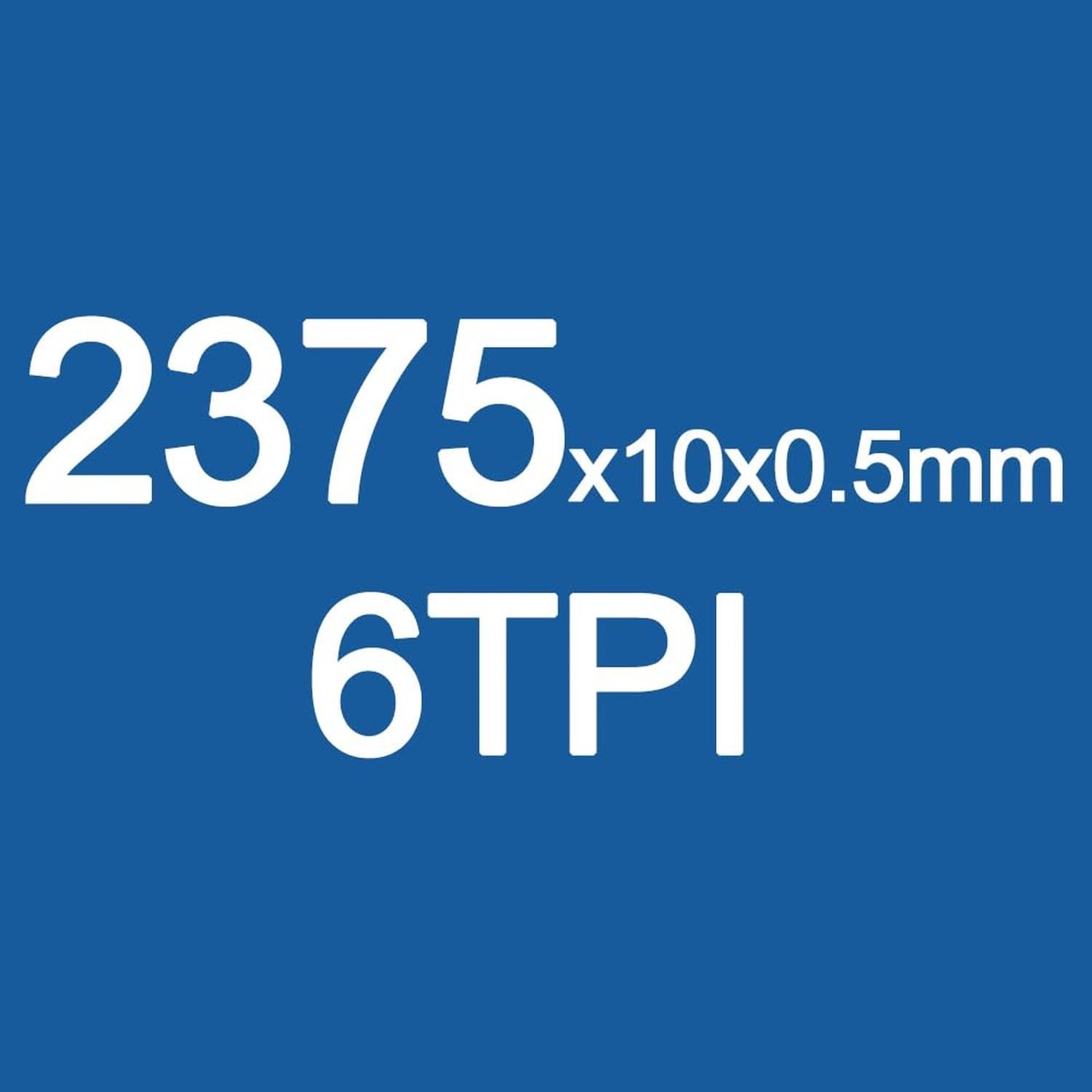 2 Piezas Hoja Sierra Cinta 93 1/2 x 3/8 Pulgadas 6 TPI, 2375 mm portátil, Sierra de Cinta para Madera plástico Corte Madera