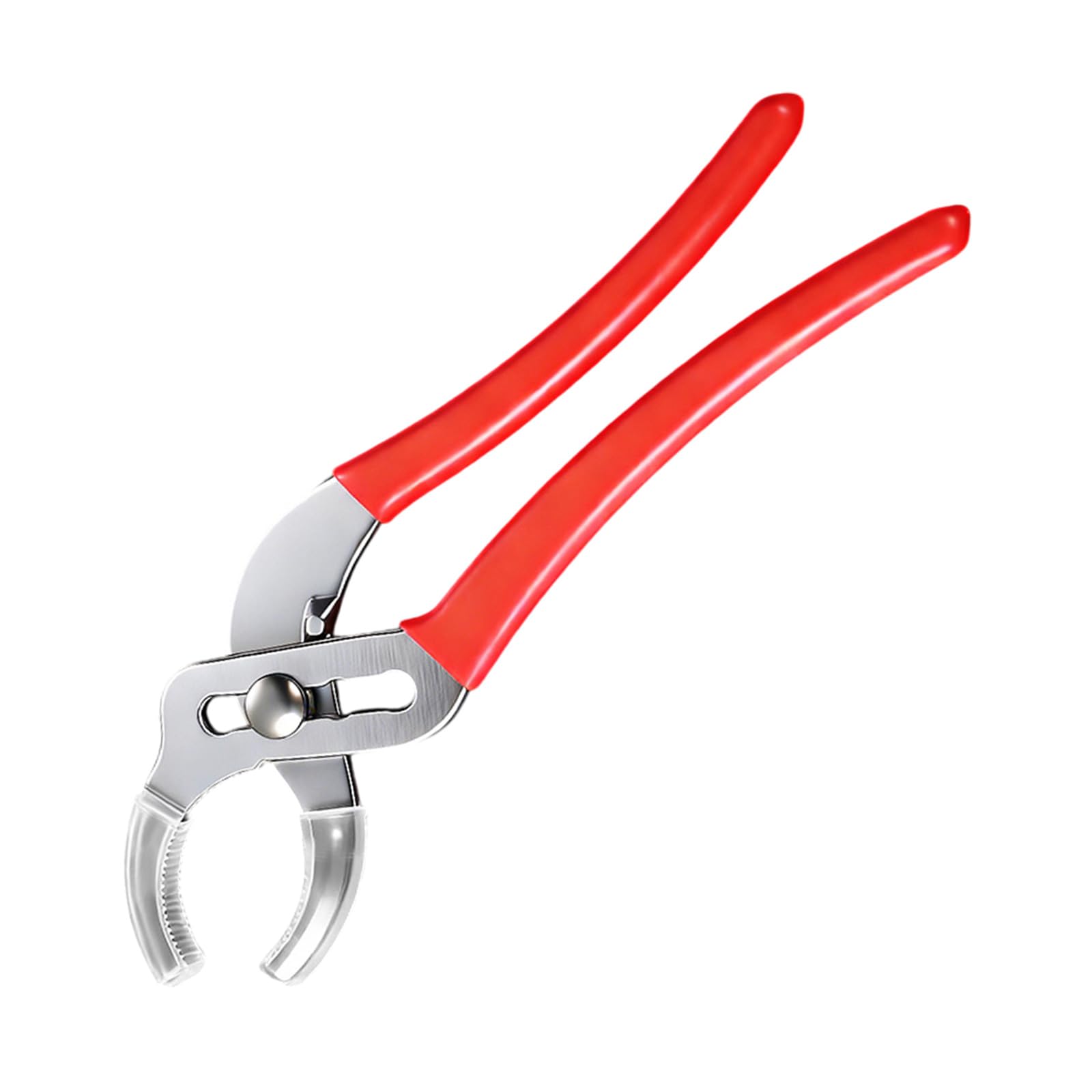 Fromceo Red Steel Pipes Wrench With Handle For Plumbing Fixtures Installation Ergonomic Grip Tool