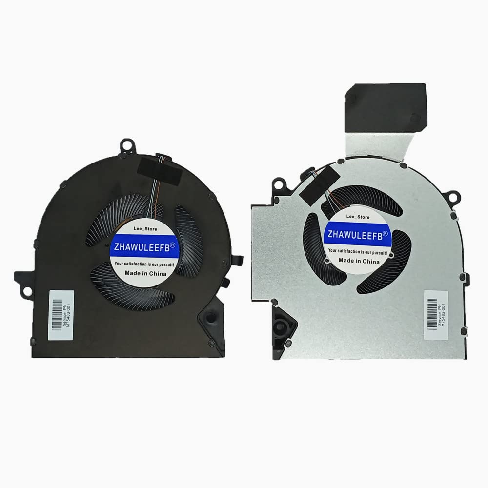 ZHAWULEEFB Replacement New CPU+GPU Cooling Fan for HP OMEN 16-B