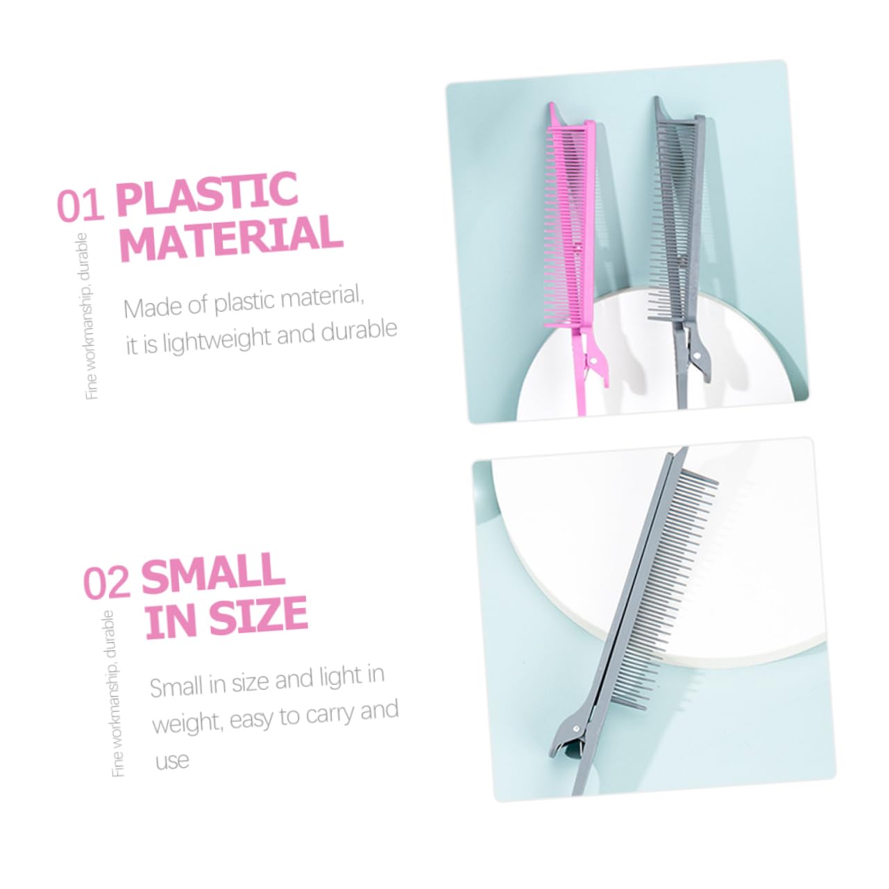 FRCOLOR 9 Piezas peine resaltador peines tas para peinar el cabello accesorios para hombres herramientas para el cabello eléctrico de peinado Traje niño
