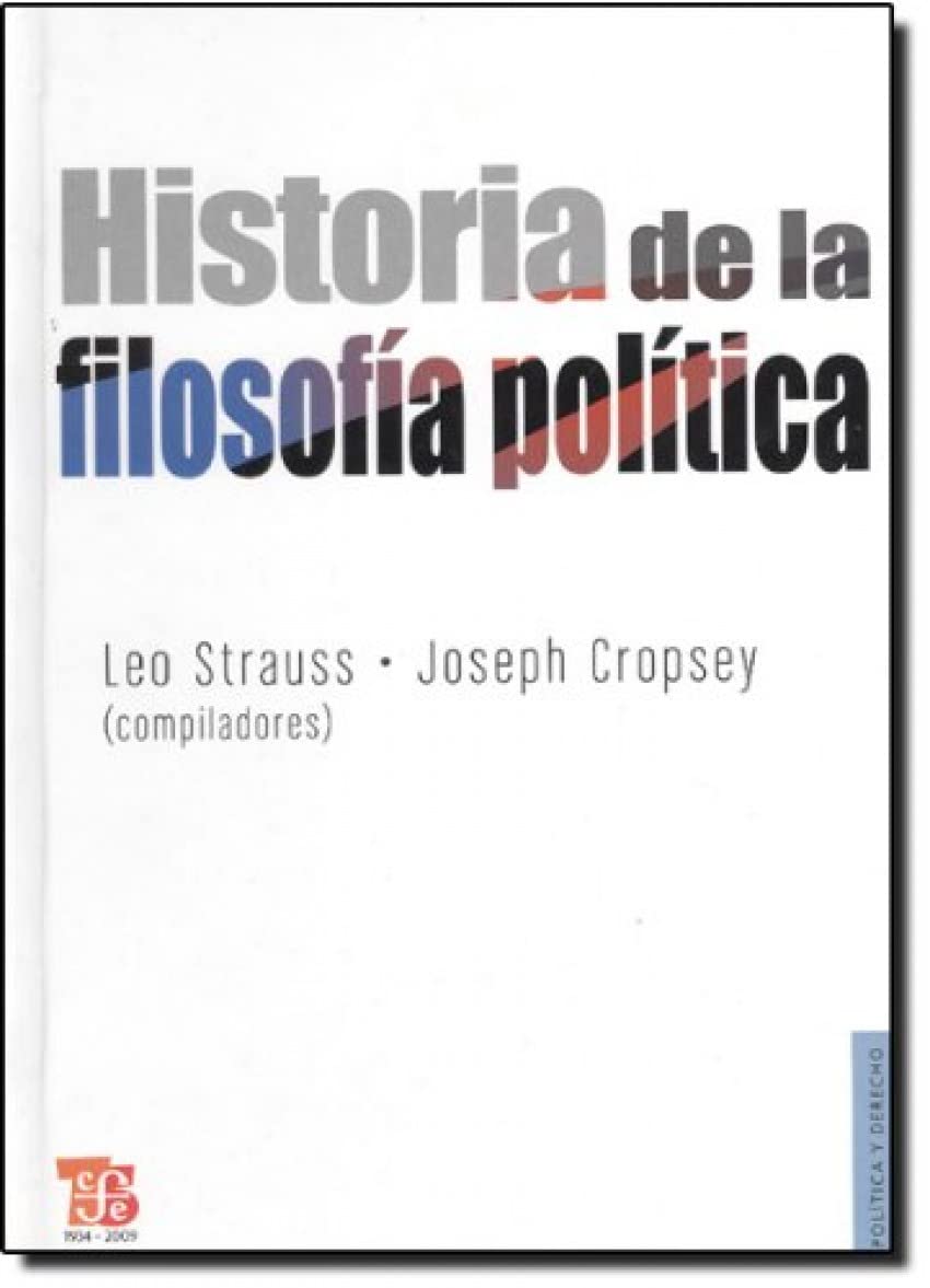 Historia De La Filosofia Politica (Politica Y Derecho)