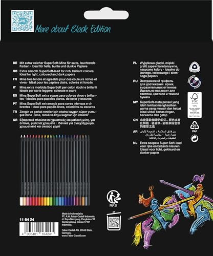 Image of Faber-Castell Black Edition Colored Pencils, 1 Count (Pack of 24)
