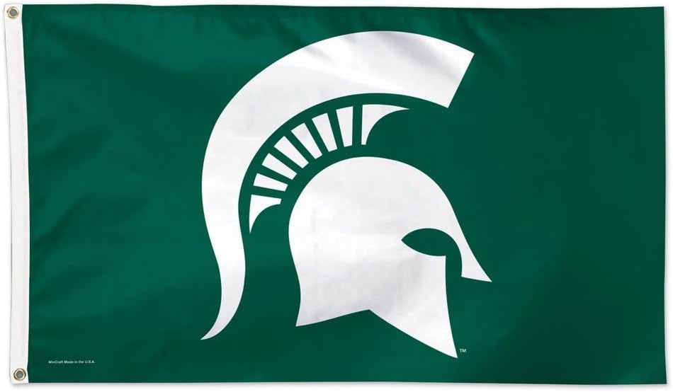 Wincraft NCAA Michigan State University 02121115 Deluxe Flag, 3' x 5'
