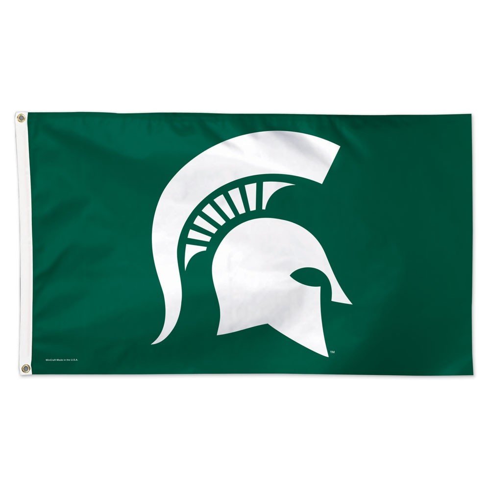 Drapeau Michigan State University 91x152cm grand pavillon NCAA de luxe extérieur