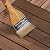 Yaheetech 55pcs Patio Deck Tiles Interlocking Wood Composite Deck Wooden Flooring Deck Tiles 12 x 12in Fir Wood Indoor&Outdoor, Brown