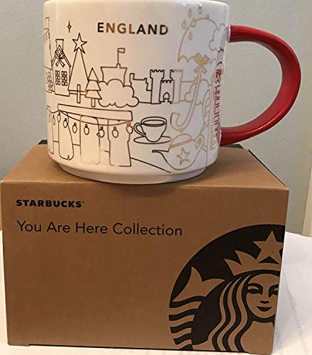 Starbucks You Are Here Mug England Christmas