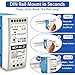 UCkasayfy MDR-60-24 DIN Rail Power Supply 24V 2.5A 60W Single Output, Input 100-240V AC 50/60Hz, Industrial AC/DC Switching Converter