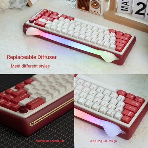 Clavier mécanique remplaçable à chaud Chilkey Foxy65 triple mode BT - 4