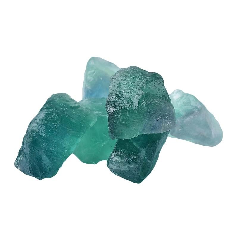 Kamienie i kryształy naturalny zielony fluoryt dyfuzor aromaterapeutyczny, mineralny zielony kryształ, dekoracja do kryształów akwarium (500 g, 2-3 cm)