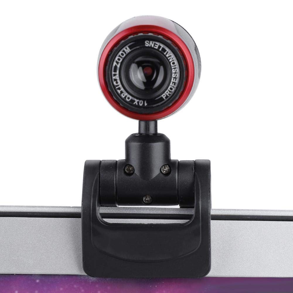 Ymiko Cámara web, 360 USB 2.0 con micrófono de 16 MP para PC, portátil, escritorio, videollamadas, grabación de conferencias
