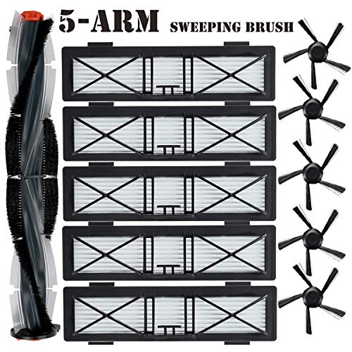 JoyBros 11-Pack Replacement Accessories Kit :5-Arm Sweeping and Spiral Combo BrushBrush Ultra High