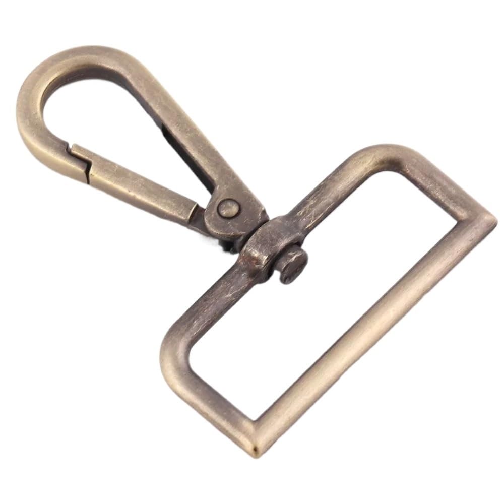 Cigpklo Color 2 Swivel Snap Hooks 5Pcs 38Mm Swivel Clasp Hook Metal Lobster Claw Push Gate Snap Purse Hardware(Color 2)